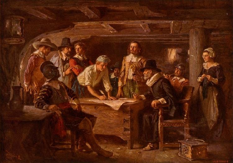 Jean Leon Gerome Ferris Mayflower Compact